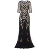 Vestido Dourado Vintage Dos Anos 1920