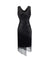 Vestido Preto Plus Size Vintage Anos 20