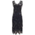 Vestido Preto Vintage Anos 20