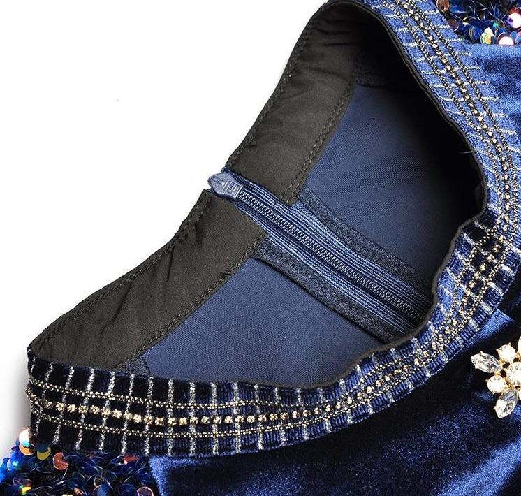 Vestido De Lantejoulas Anos 40