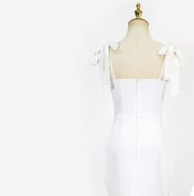 Vestido Branco Anos 40