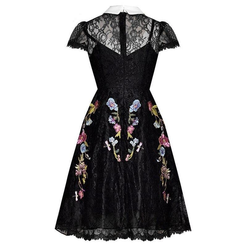 Vestido Anos 40 Gola Peter Pan