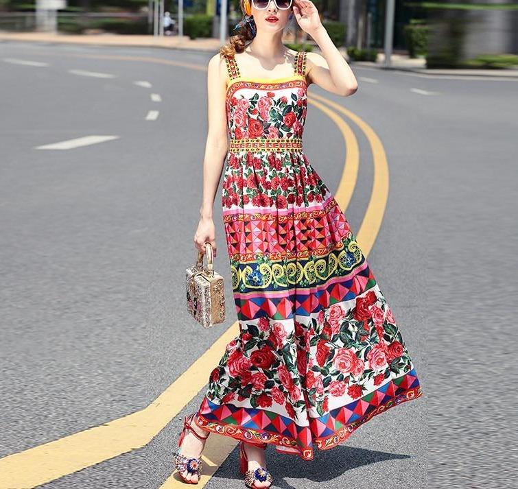 Vestido De Verão Anos 40