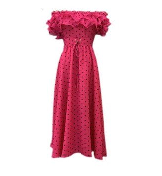 Vestido Vermelho Volume Anos 40