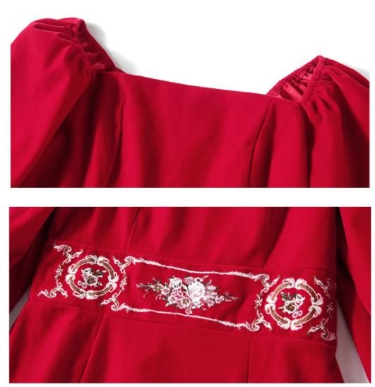 Vestido De Veludo Anos 40