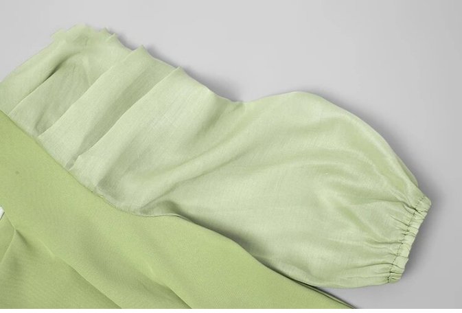 Vestido Vintage Verde Claro Dos Anos 40