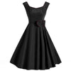 Vestido Chique Anos 50 Preto