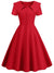 Vestido Vermelho Anos 50