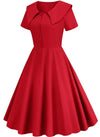 Vestido Vermelho Anos 50