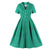 Vestido Vintage Anos 50 Verde