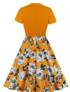 Vestido Laranja Anos 60