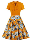 Vestido Laranja Anos 60