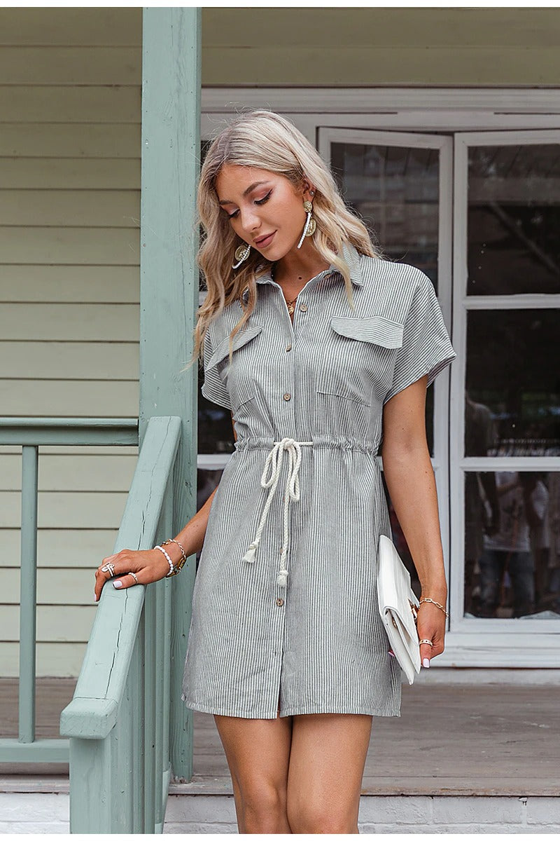 Vestido Camisa Vintage