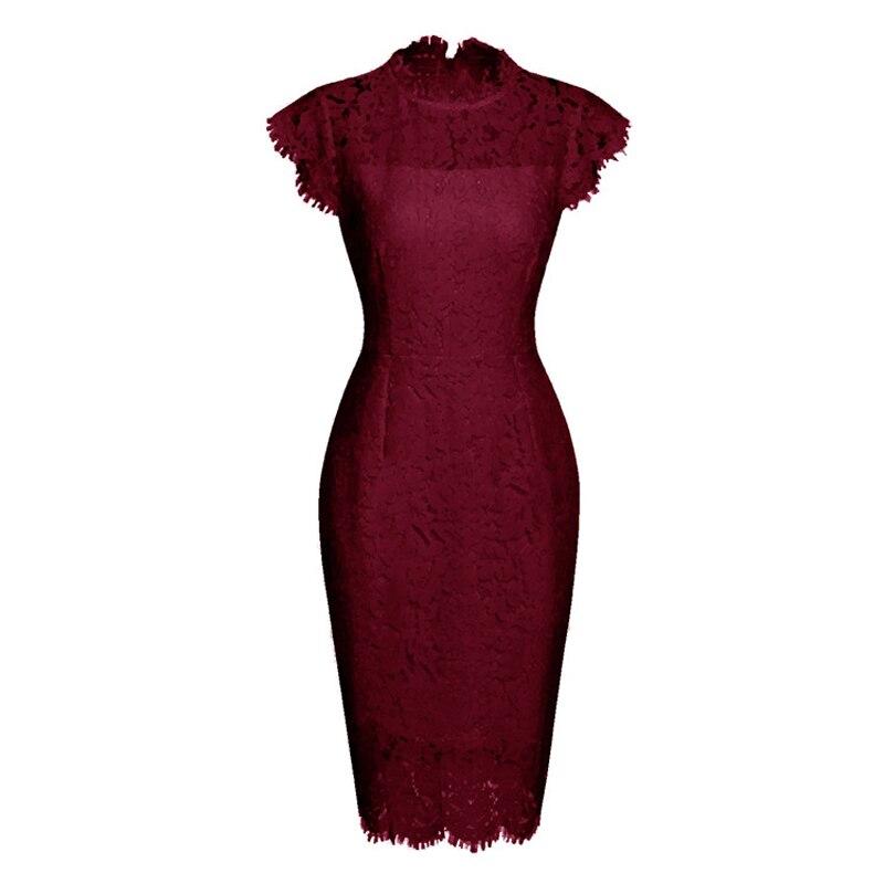 Vestido Reto Bordô Dos Anos 60