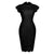 Vestido Lápis De Renda Vintage Preto