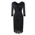 Vestido Lápis Vintage Anos 50 Preto