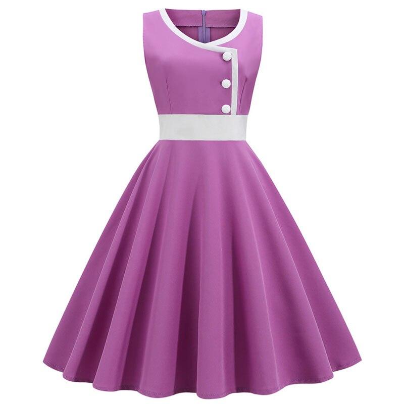 Vestido De Cerimônia Roxo Anos 50