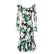 Vestido De Cerimônia Verde Floral Vintage