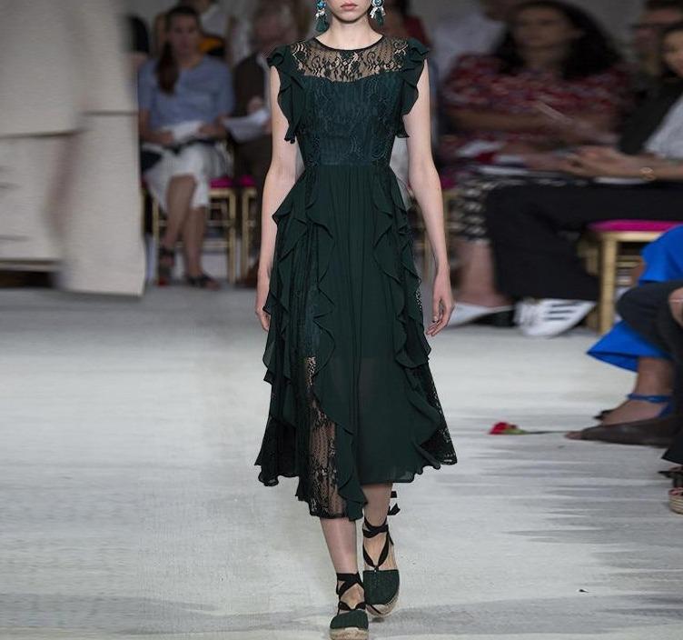 Vestido De Noite De Alta Costura Vintage