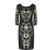 Vestido De Noite Estilo Gatsby Dourado Preto