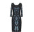 Vestido De Noite Estilo Gatsby Preto