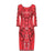 Vestido De Noite Estilo Gatsby Vermelho