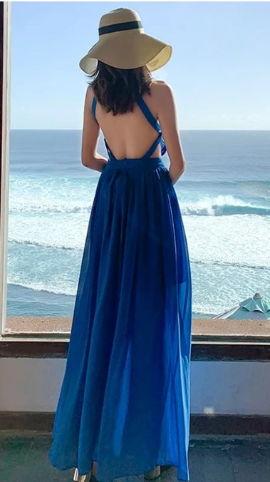 Vestido De Noite Chique Vintage