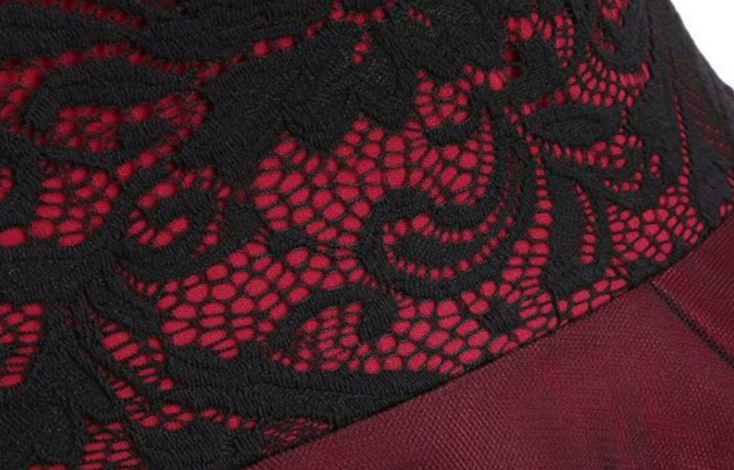 Vestido De Renda Anos 50