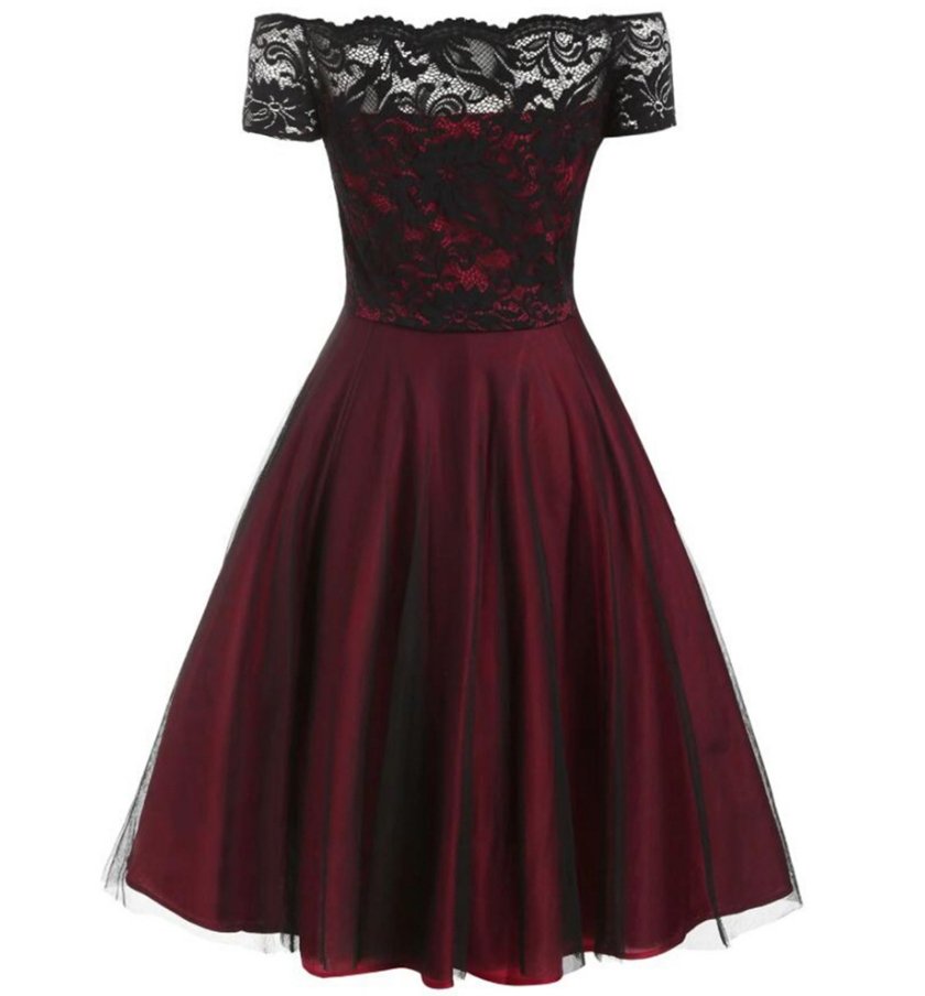 Vestido De Renda Anos 50