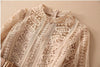 Vestido Vintage De Renda Rosa Claro