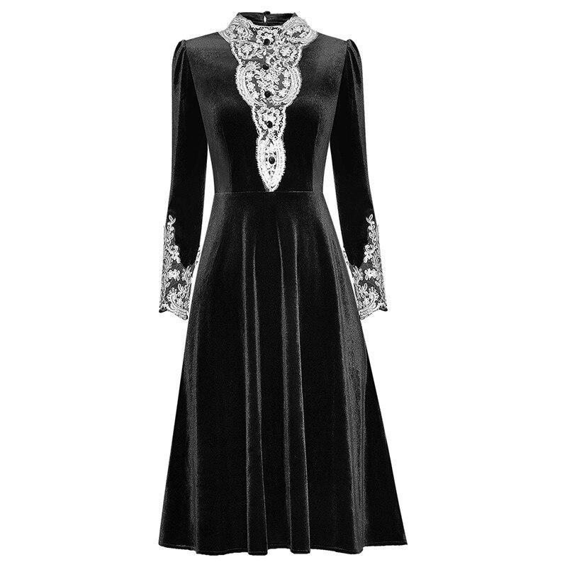 Vestido Preto Anos 40