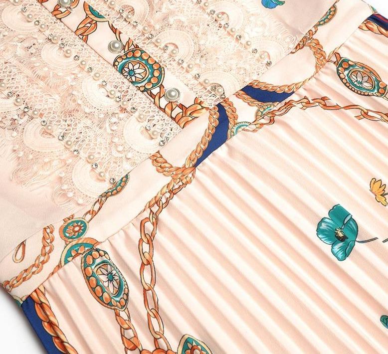 Vestido Estilo Anos 40 Rosa