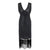 Vestido Espírito Gatsby Preto Intenso
