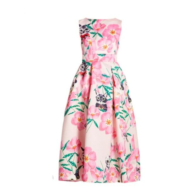 Vestido Feminino Vintage De Verão