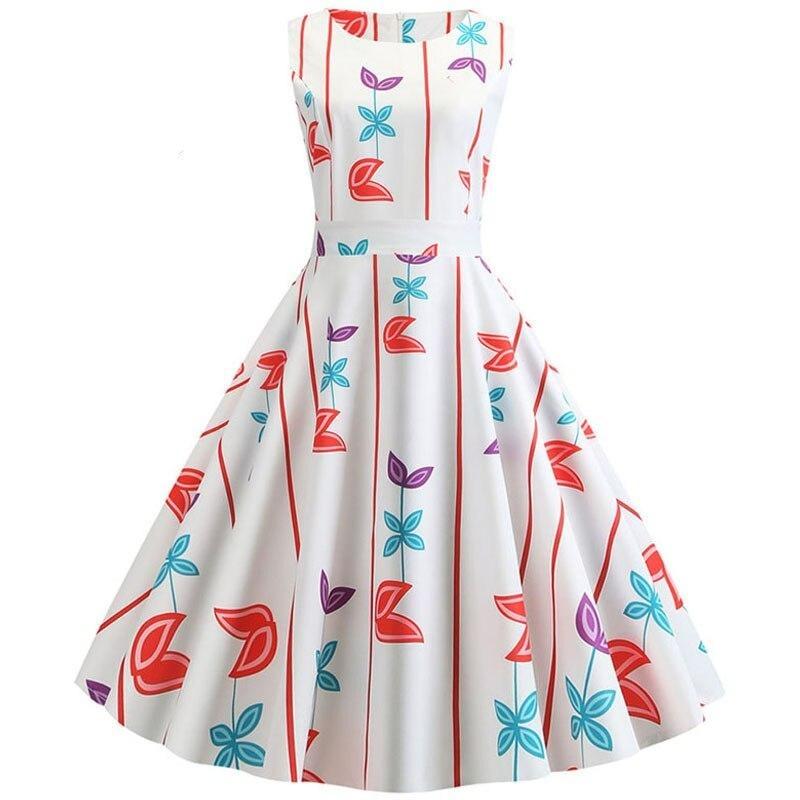 Vestido Simples Dos Anos 50