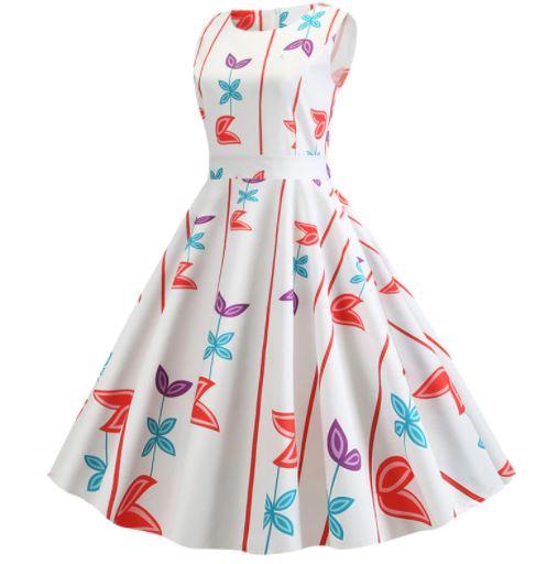 Vestido Simples Dos Anos 50