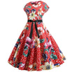Vestido Vintage Artístico Flare
