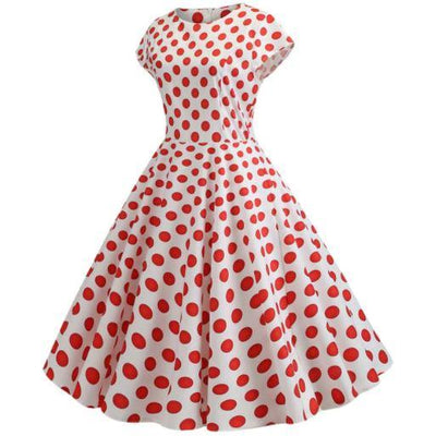 Vestido Elegante E Super Fofo Dos Anos 50