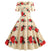 Vestido Vintage Flare Flores Amarelas