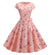 Vestido Vintage Florido Rosa