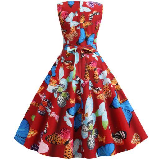 Vestido Moderno Dos Anos 50