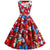Vestido Moderno Dos Anos 50