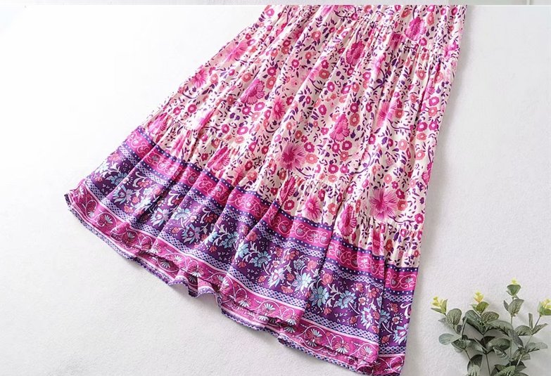 Vestido De Festival Hippie Dos Anos 70