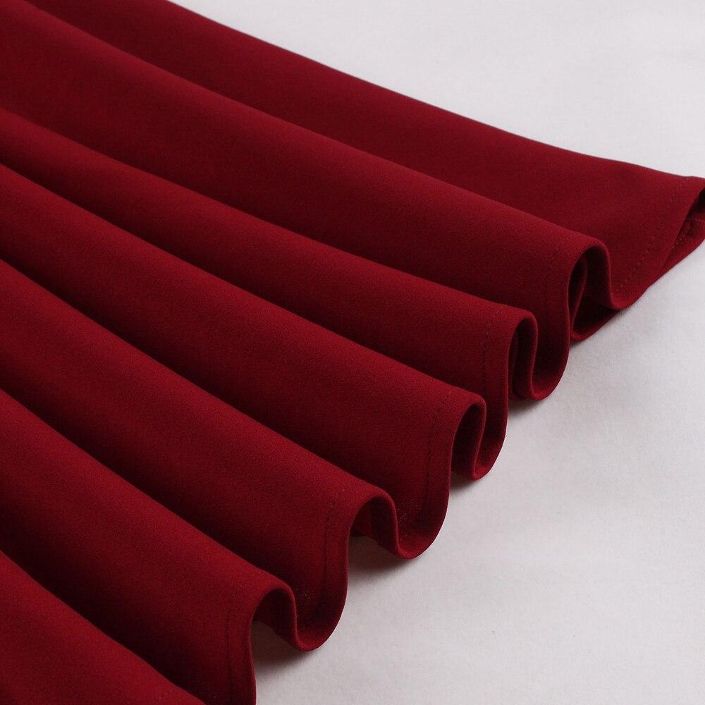 Vestido Vermelho Anos 50 Com Gola Peter Pan