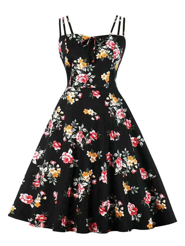 Vestido De Menina Rockabilly Dos Anos 50