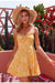 Vestido Floral Vintage Amarelo