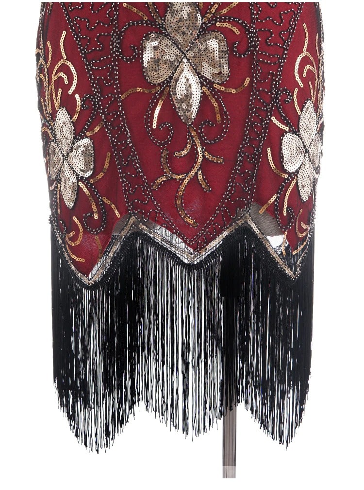 Vestido Gatsby - Vermelho Charleston