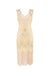 Vestido Chique Marfim Gatsby