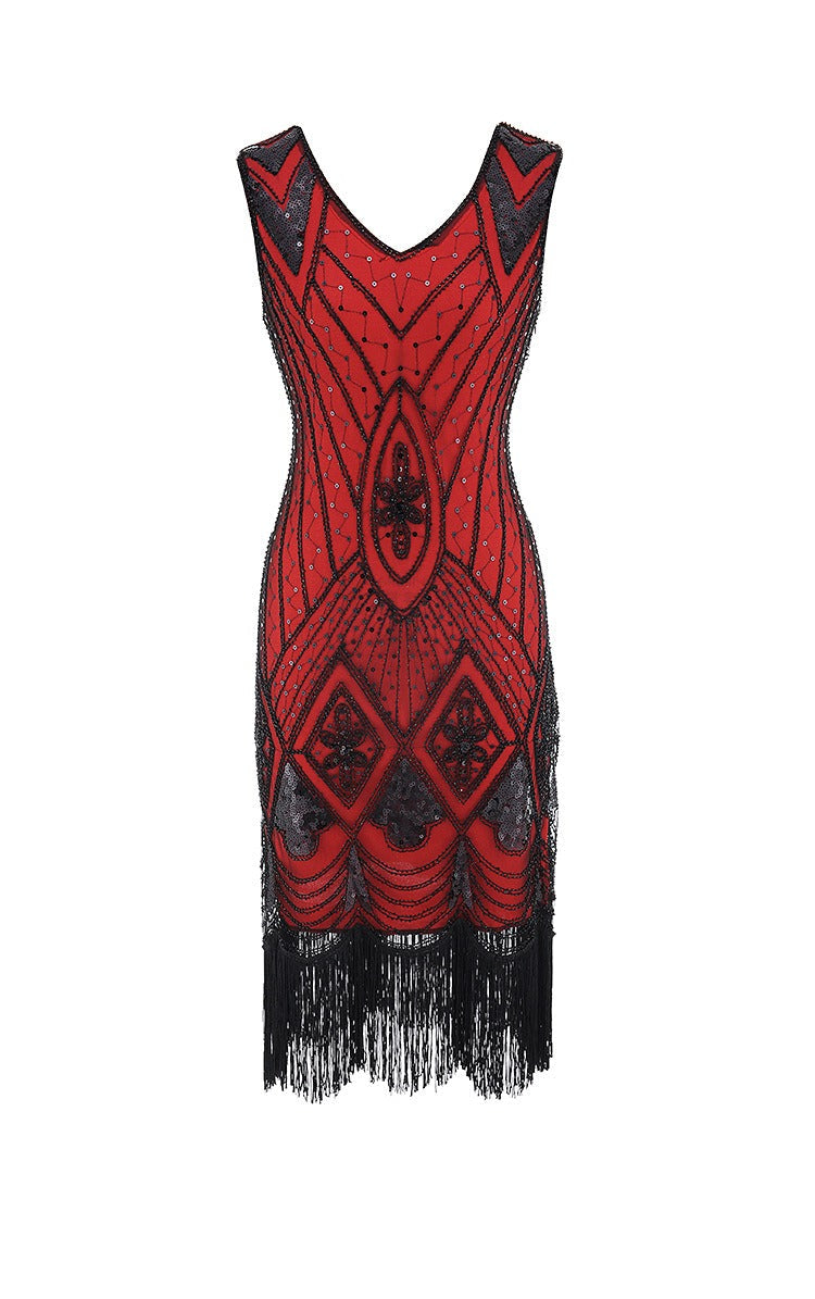 Vestido Chique Gatsby Vermelho