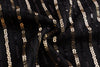 Vestido Gatsby Curto Preto E Dourado